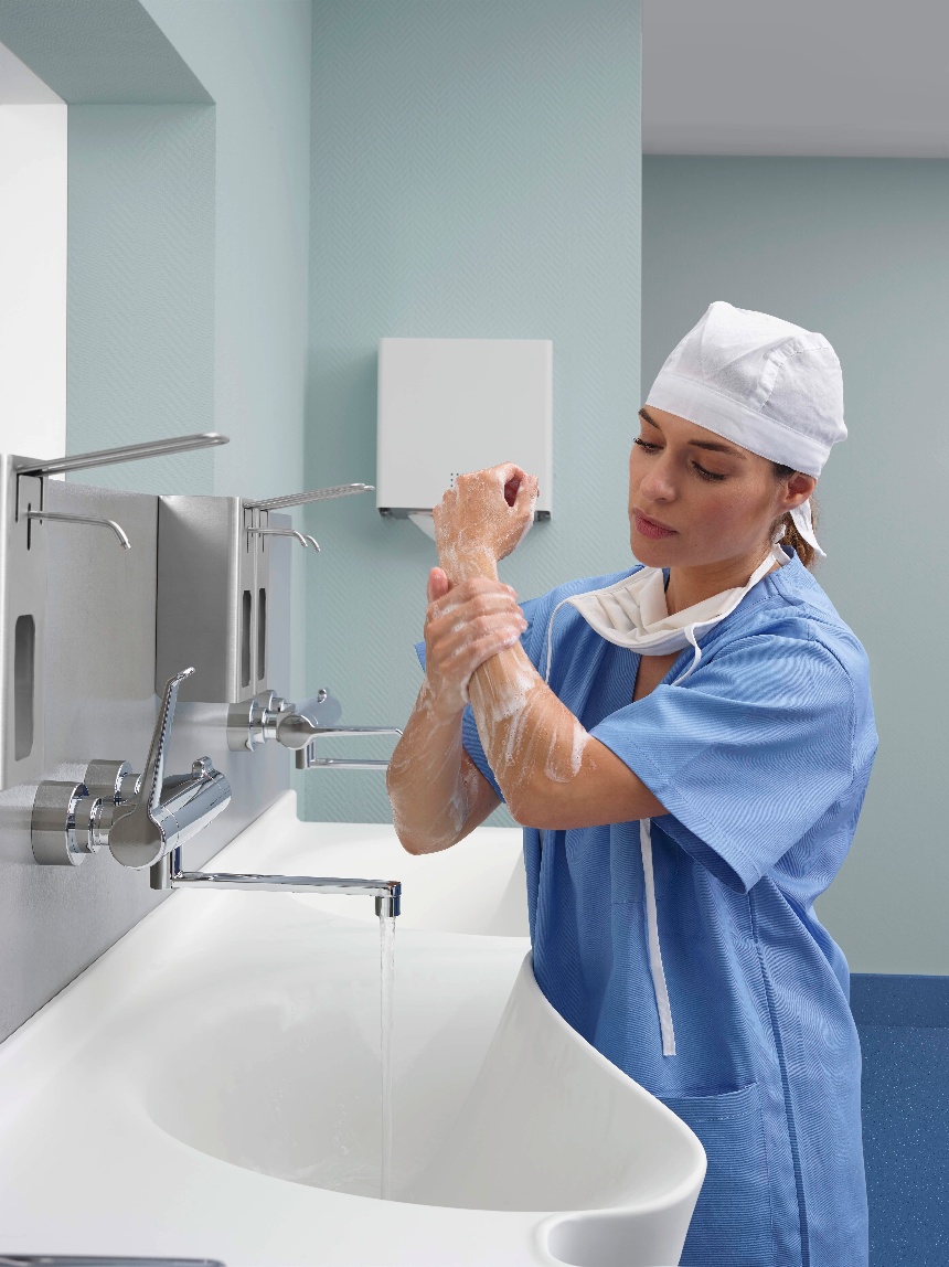 Integrated hand hygiene How can healthcare institutions use faucet